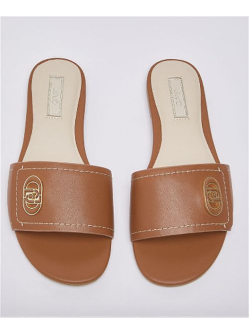 Ciabatta flat in pelle Slipper Sandy Liu Jo LIU JO | SA6127-P0102-S3804